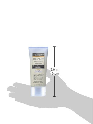 Neutrogena Ultra Sheer Dry-Touch Water Resistant and Non-Greasy Sunscreen Lotion with Broad Spectrum SPF 70, 3 Fl Oz (Pack of 1)