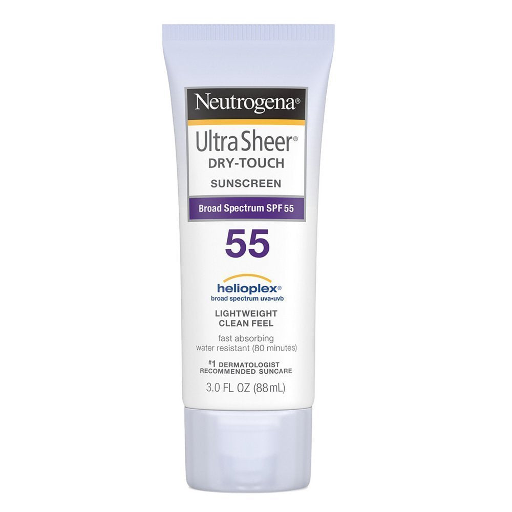 Neutrogena Ultra Sheer Dry-Touch Water Resistant and Non-Greasy Sunscreen Lotion with Broad Spectrum SPF 70, 3 Fl Oz (Pack of 1)