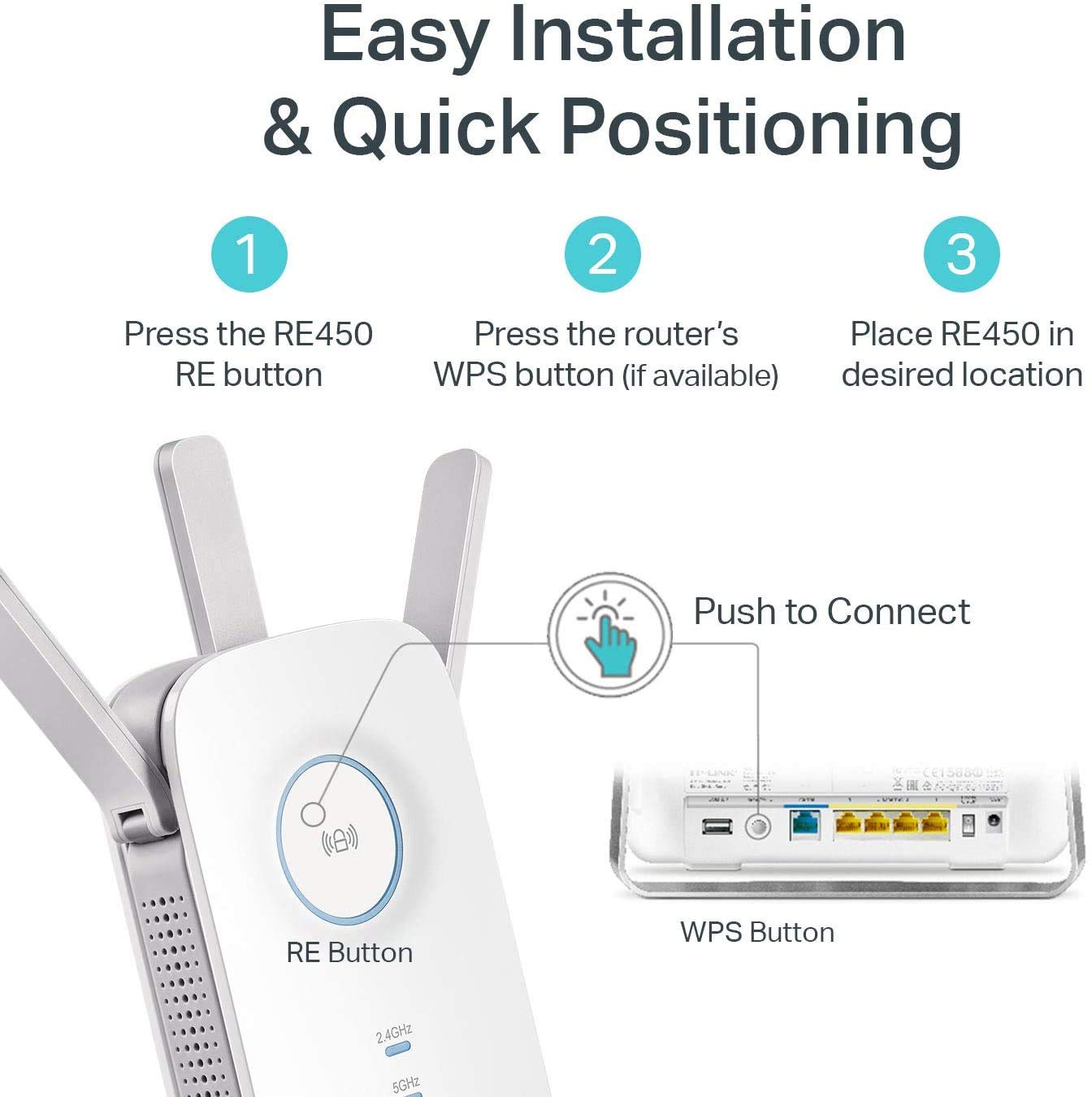 TP-Link WiFi Extender with Ethernet Port, Dual Band 5GHz/2.4GHz , Up to 44% More Bandwidth than Single Band, Covers Up to 1200 Sq.ft and 30 Devices, Signal Booster Amplifier Supports OneMesh(RE220)