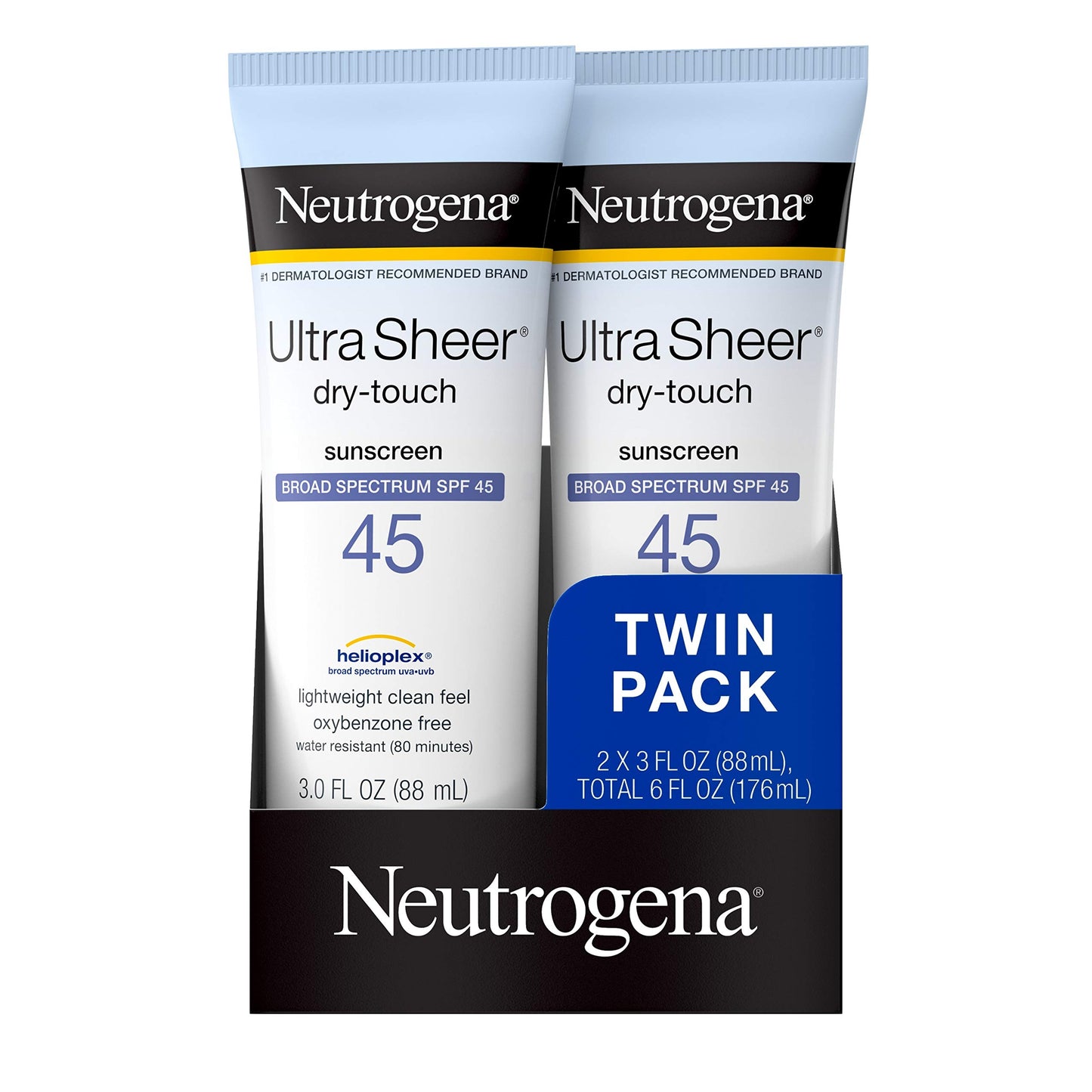 Neutrogena Ultra Sheer Dry-Touch Water Resistant and Non-Greasy Sunscreen Lotion with Broad Spectrum SPF 70, 3 Fl Oz (Pack of 1)